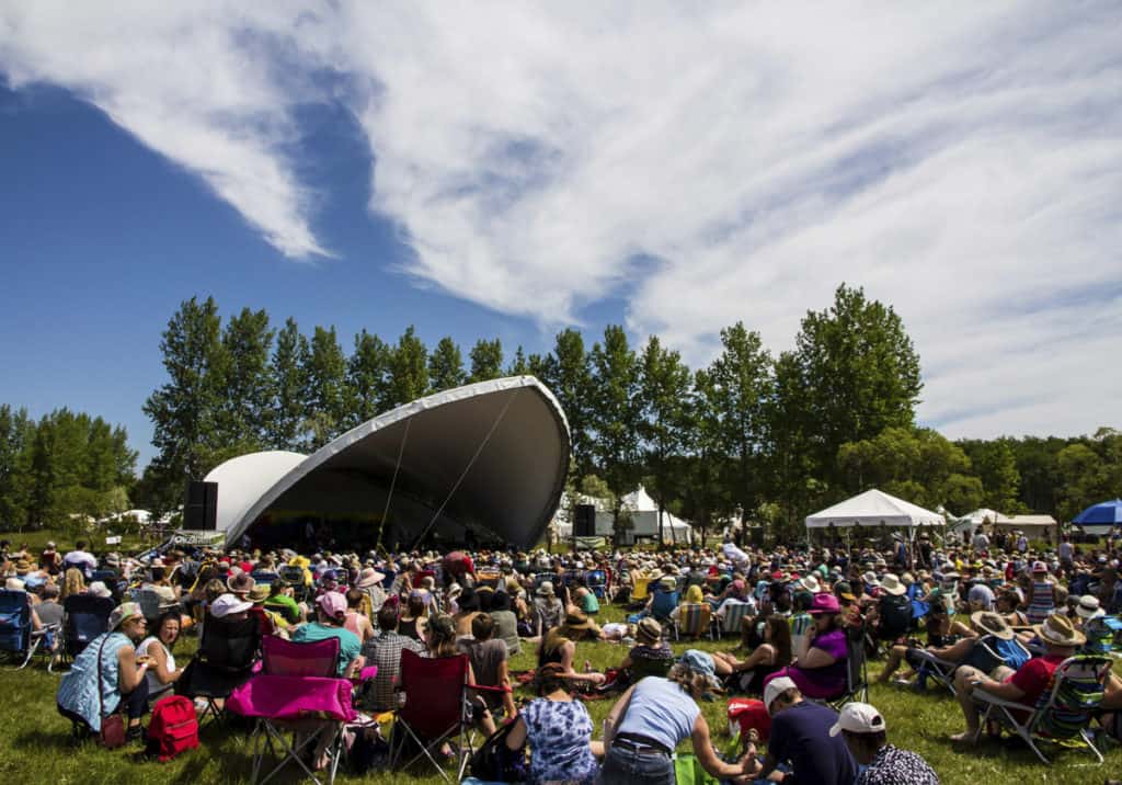 The crowd at the Winnipeg Folk Festival