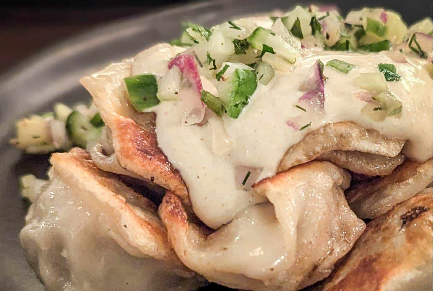 The Dumplings from Bonnie Day, a great sharing plate.