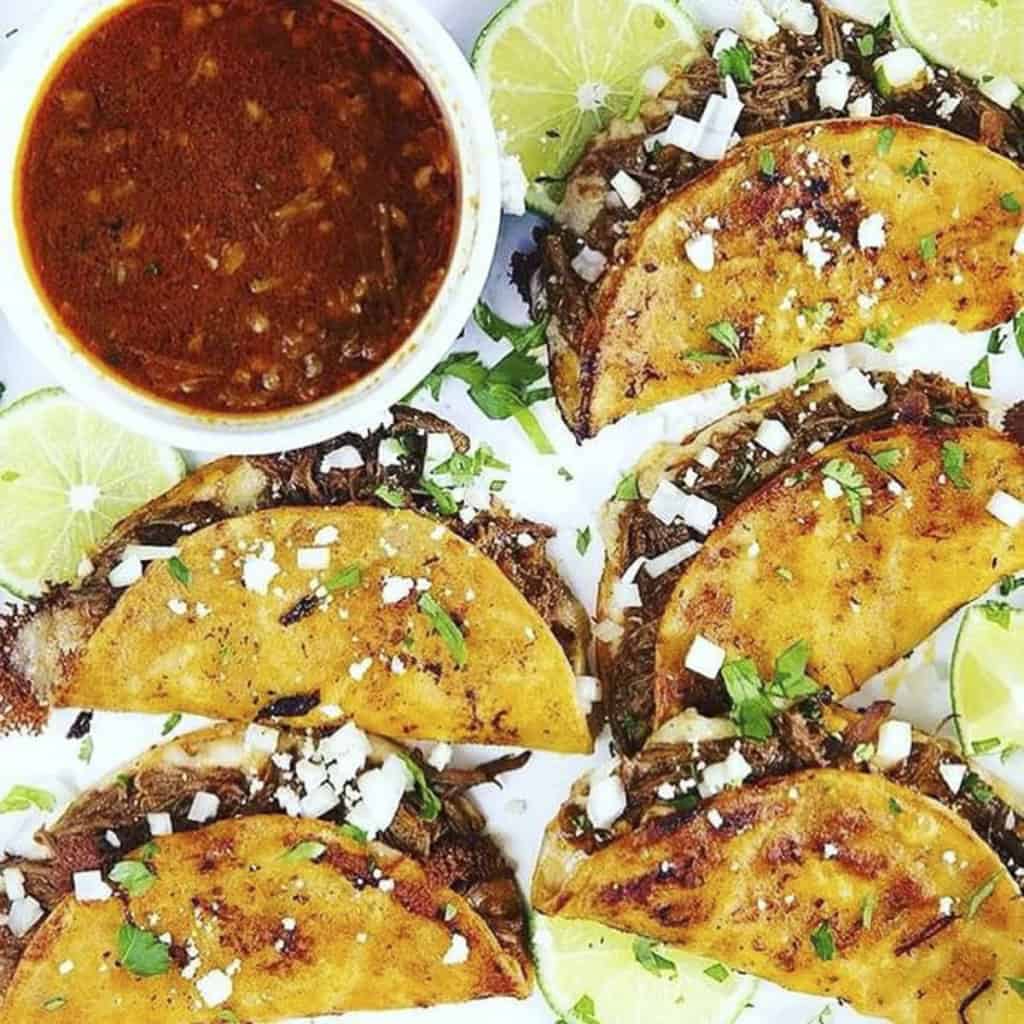 Tacos Birria from Mole Guacamole