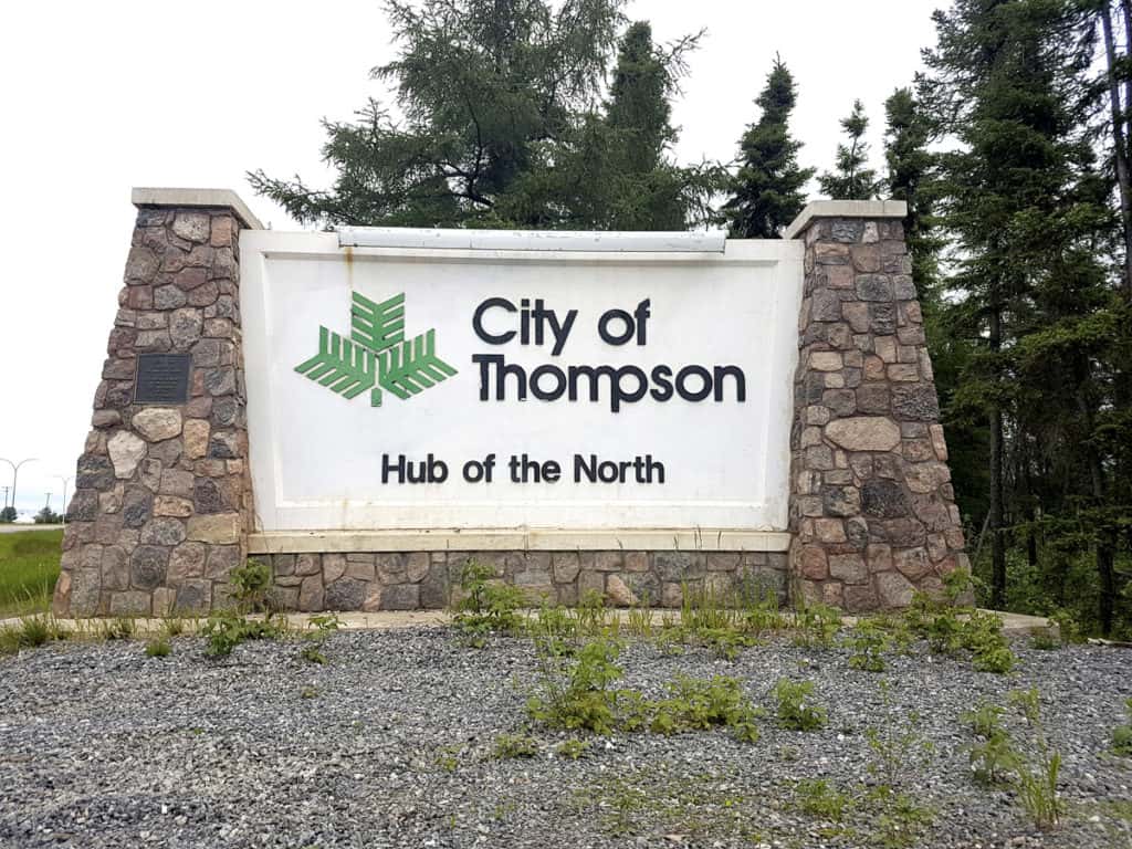 Thompson Welcome Sign