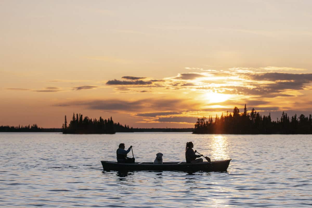 Canoeing near Cranberry Portage