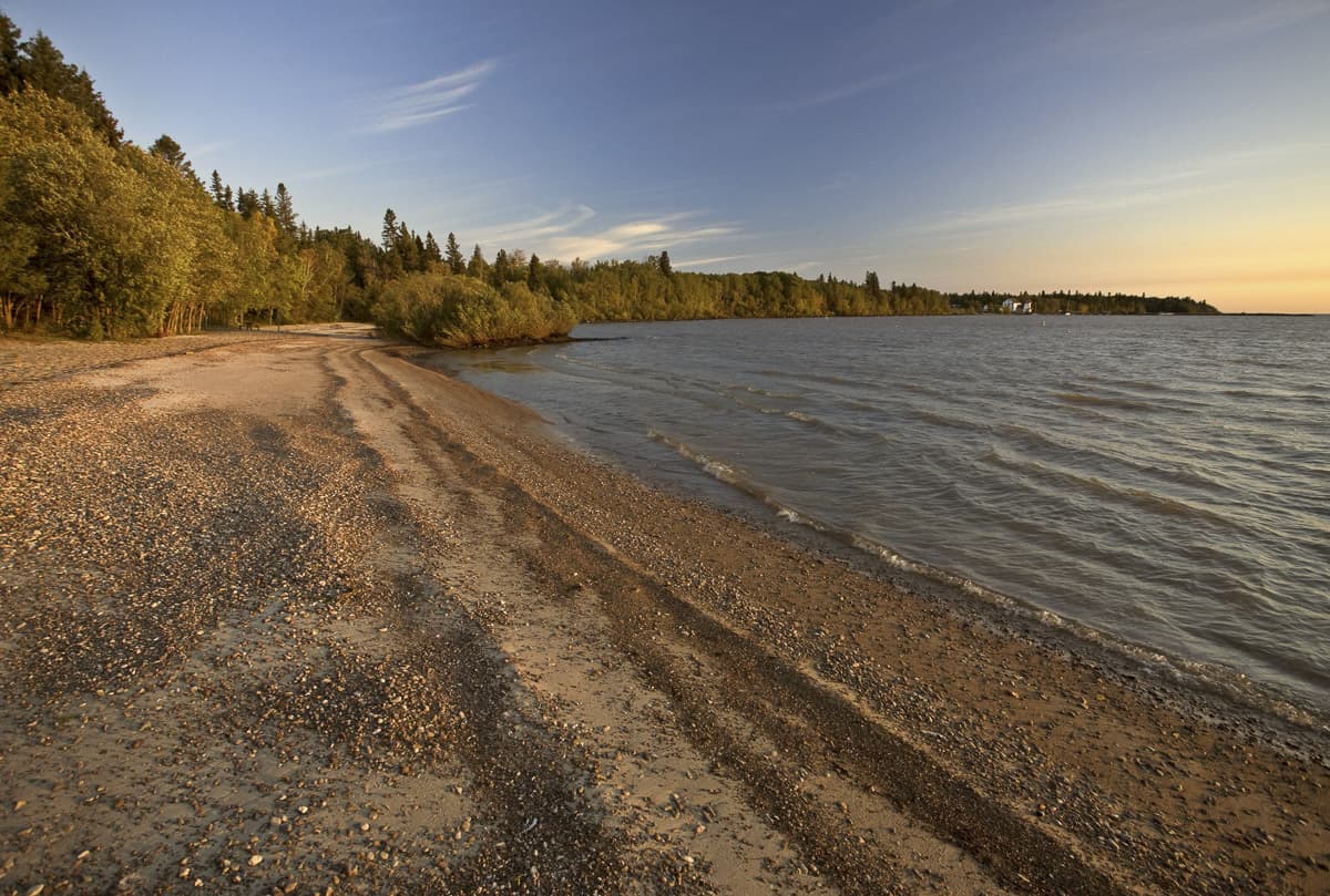 Sunrise on Lake Winnipeg