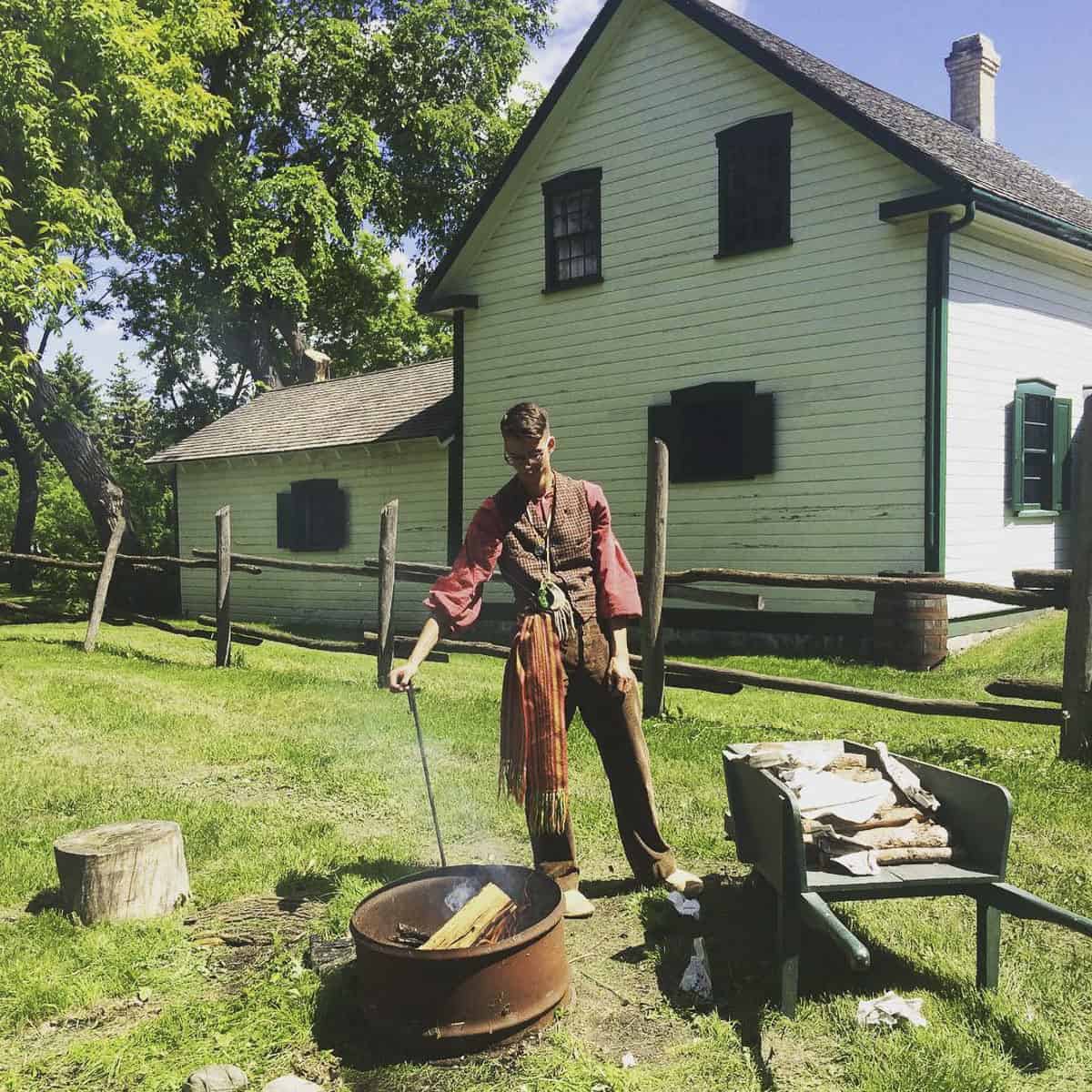 Riel House National Historic Site in Winnipeg, MB