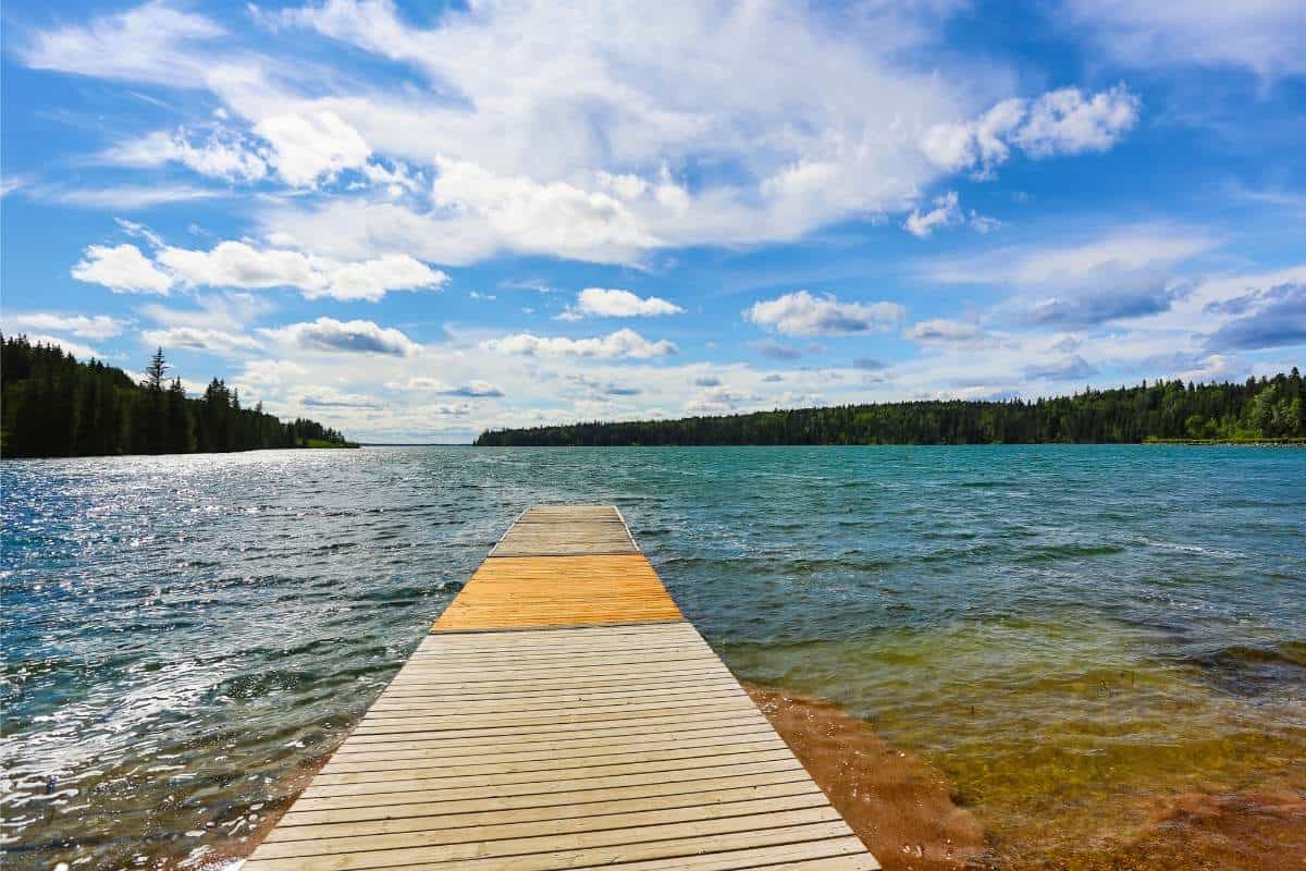 Clear Lake on a Sunny Day