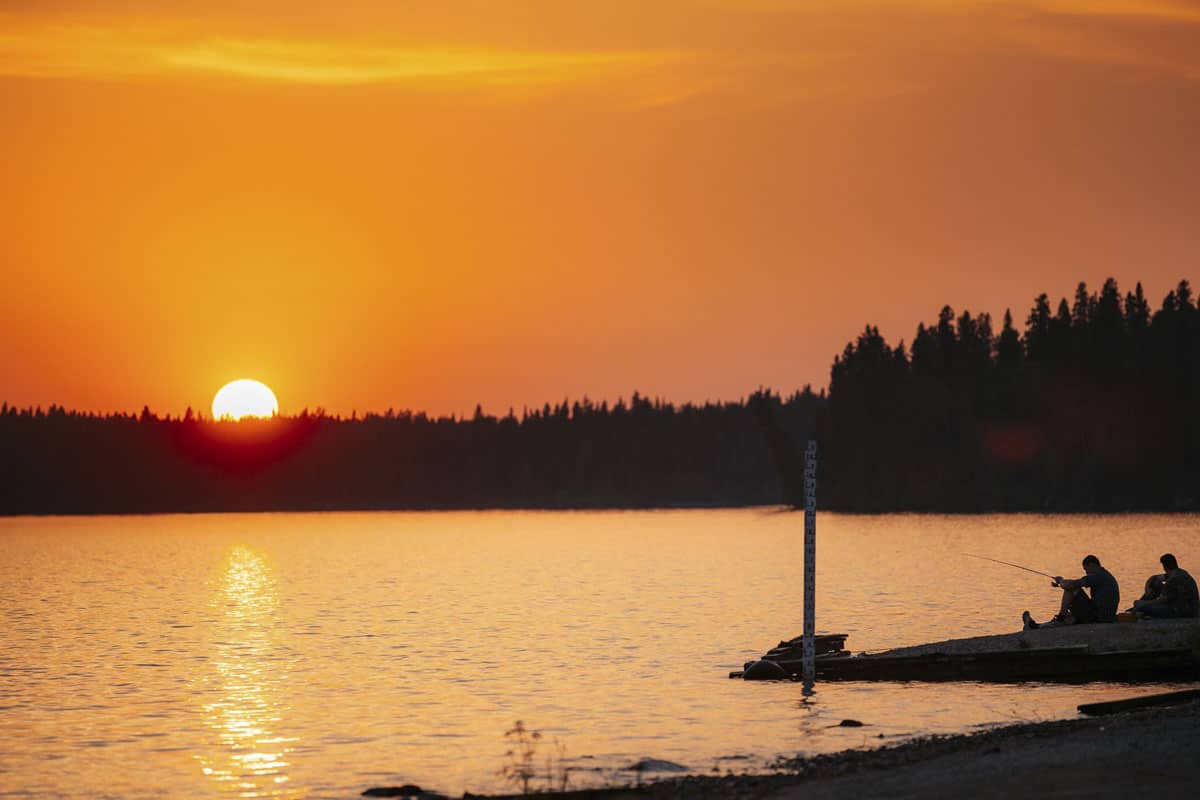 Sunset on a Manitoba Beach