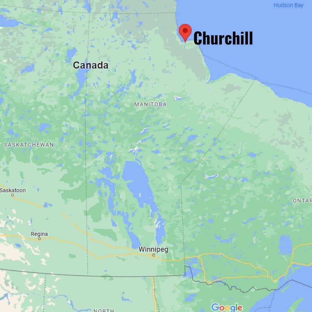 Churchill map location