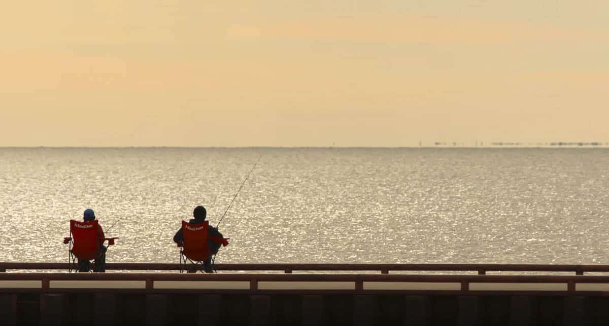 Fishing off the Pier