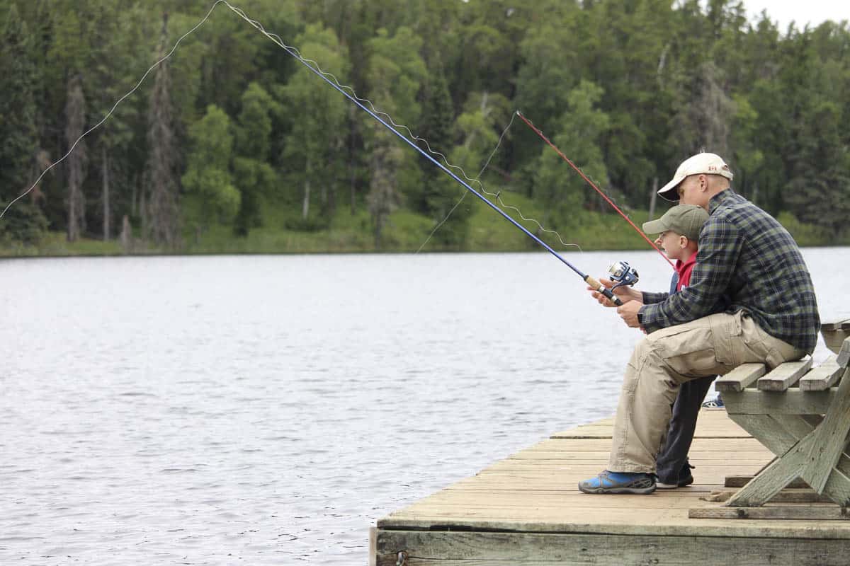 Fishing with son