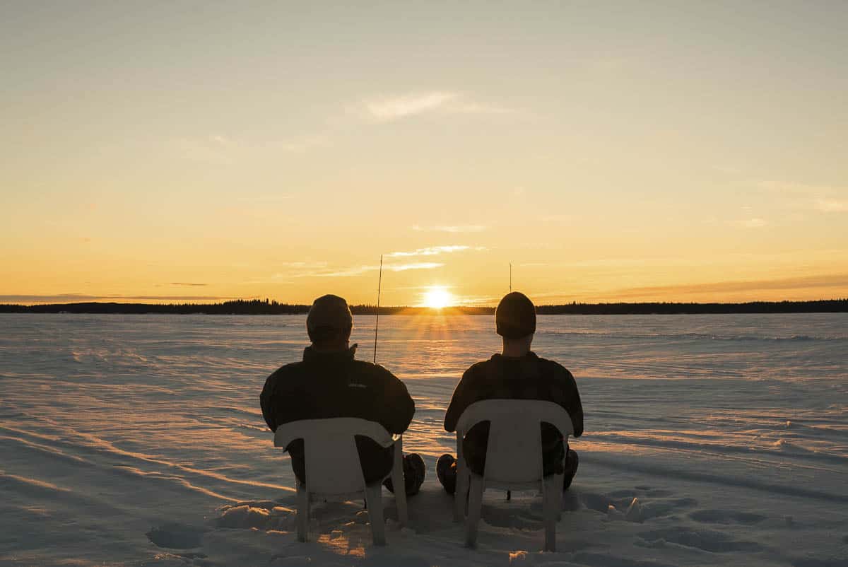 Ice Fishing in Thompson