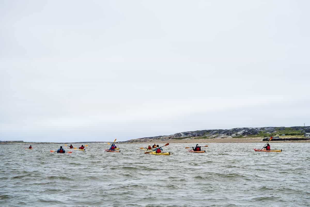 Kayaking on Churchill River