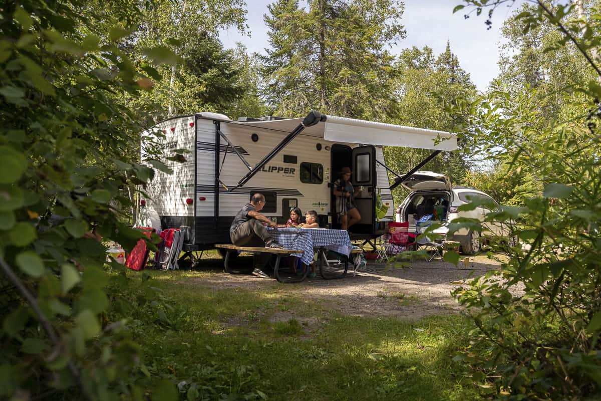 Trailer Camping in Manitoba