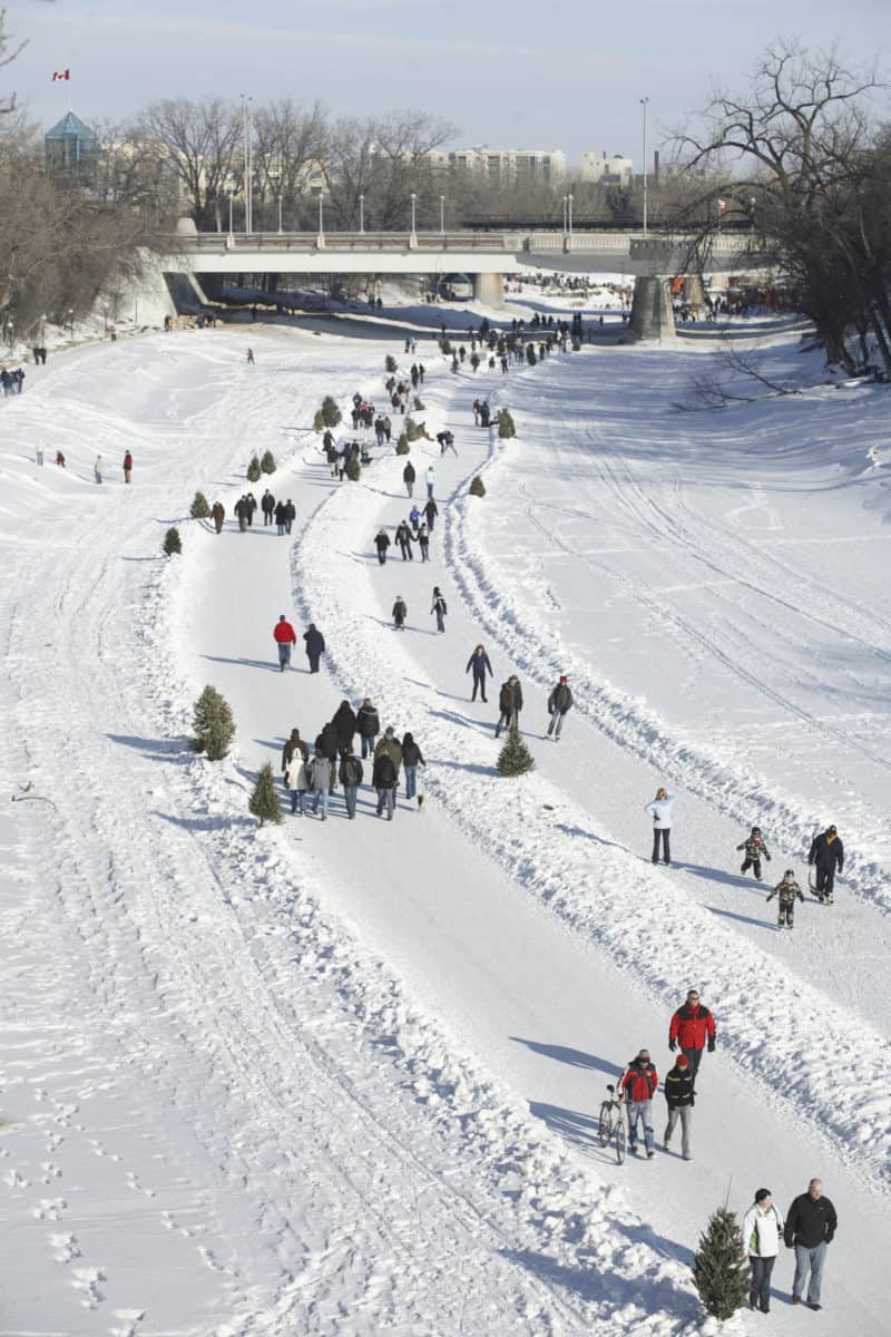 Skating Nestaweya River Trail