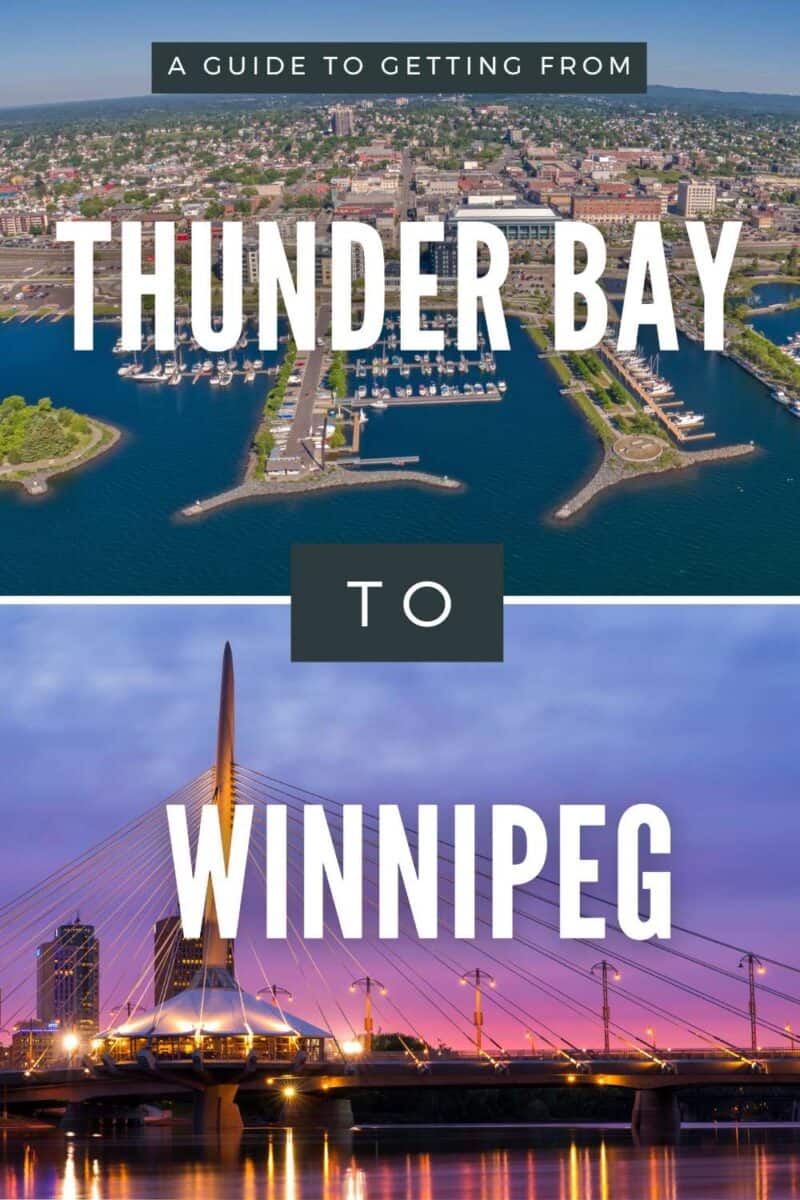 Thunder Bay to Winnipeg Pin