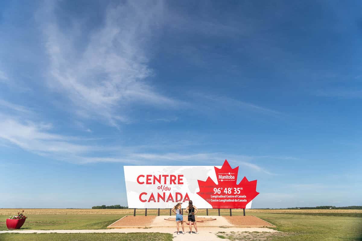 Centre of Canada Sign