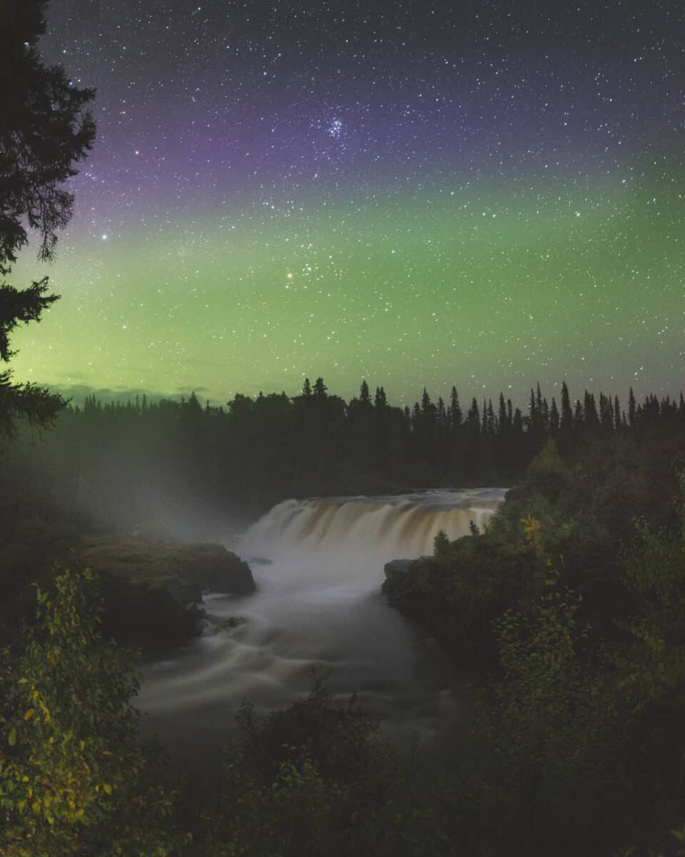 Northern Lights Pisew Falls