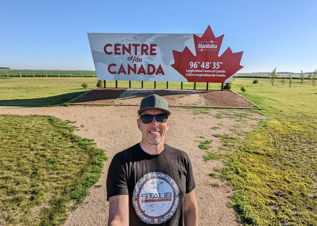 Centre of Canada Sign