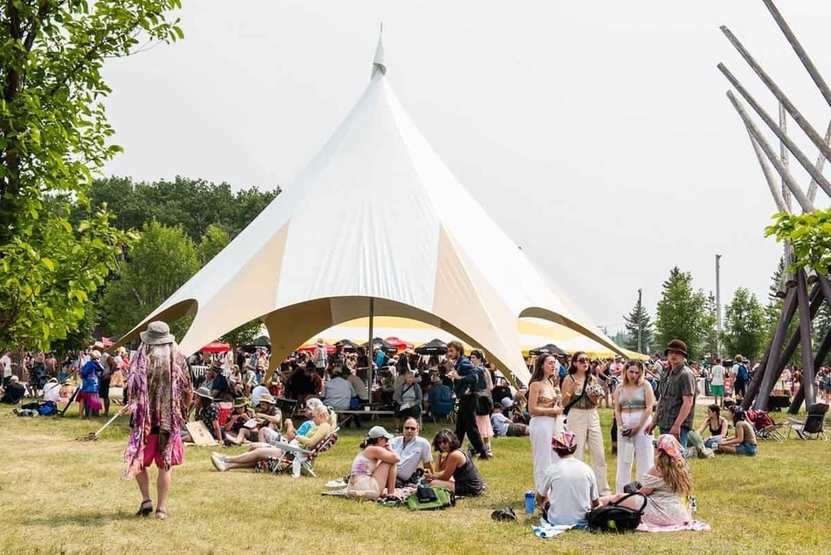 Winnipeg Folk Festival Tent