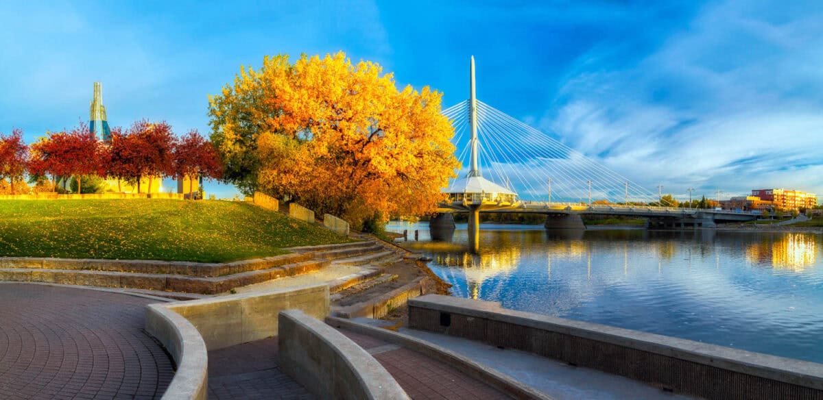 Winnipeg Forks in Autumn