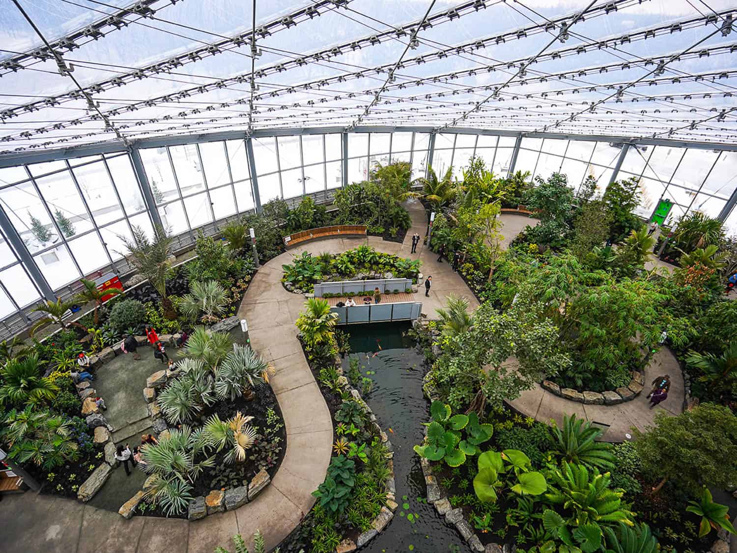 Inside the Leaf at Assiniboine Park, Winnipeg