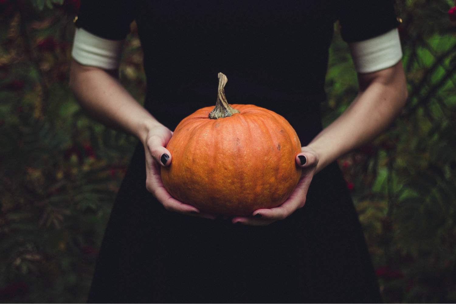 Holding Pumpkin