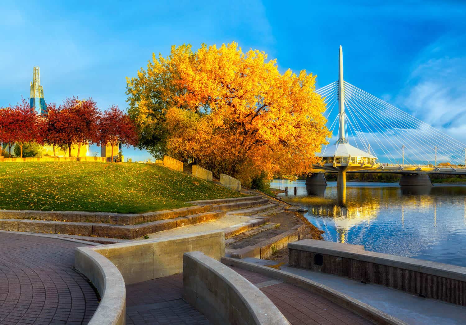 Winnipeg Forks in Autumn